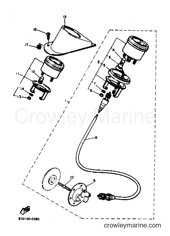 Yamaha Motors CS340P (87D1) [010] - ALTERNATE (METER)