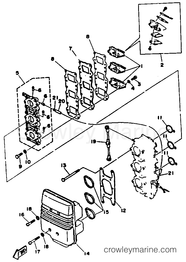 Yamaha Motors P50TLRR - INTAKE