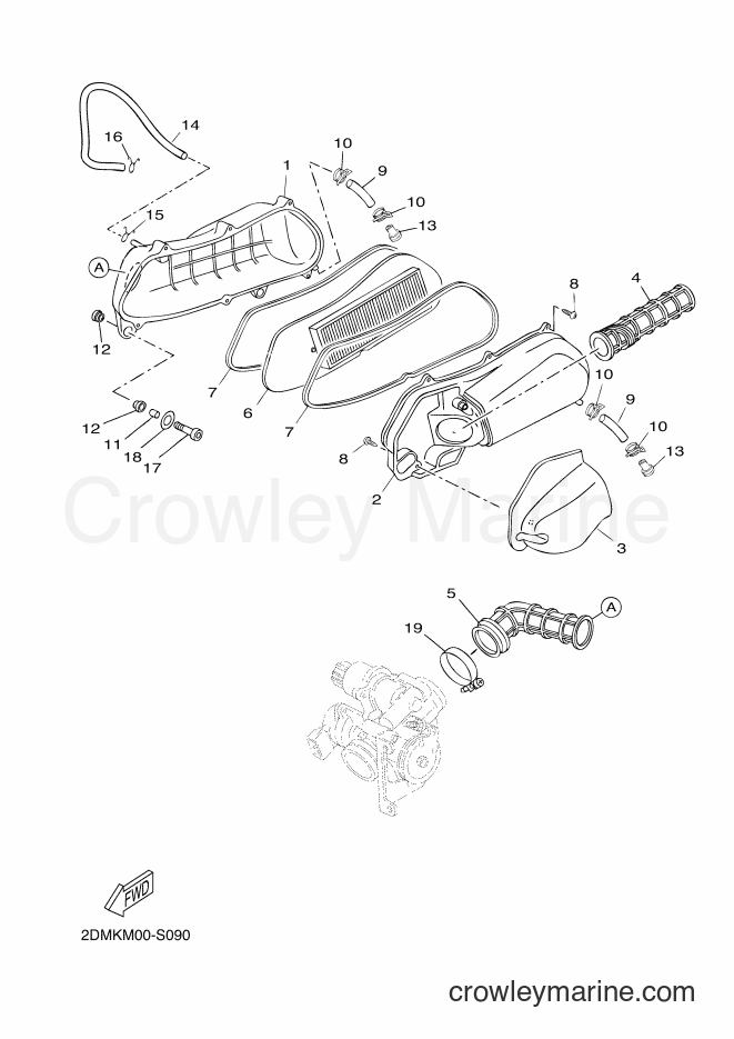Yamaha Motors YP125RA (2DMD) [010] - INTAKE 2