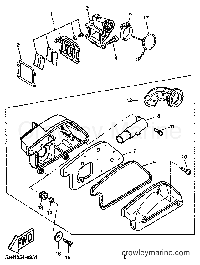 Yamaha Motors EW50 (5JH3) [040] - INTAKE