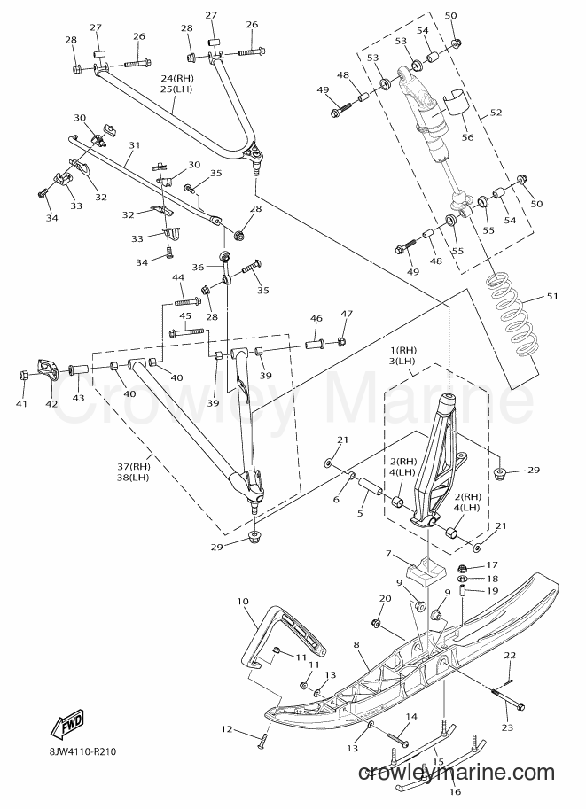 Yamaha Motors SRV10RS (8JW4) [010] - SKI