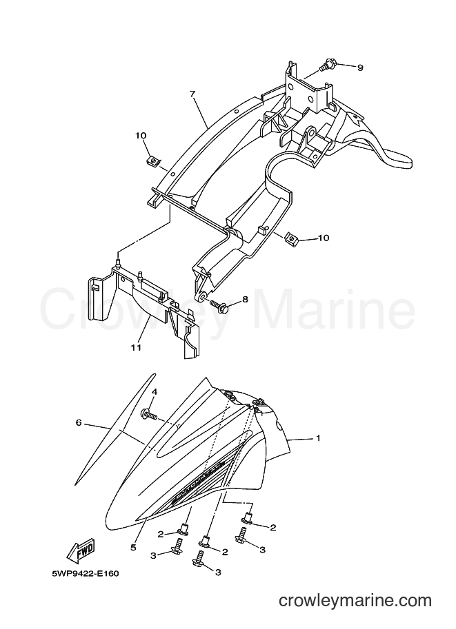 Yamaha Motors AL115C (5WP9) [010] - FENDER