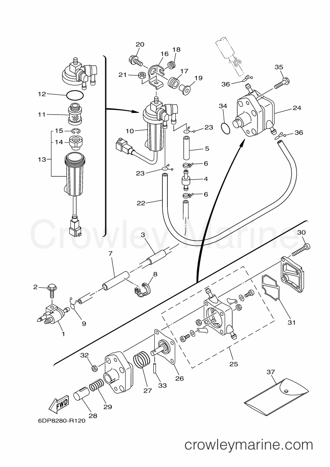 Yamaha Motors FT60GETX (6C6E) [110] - FUEL