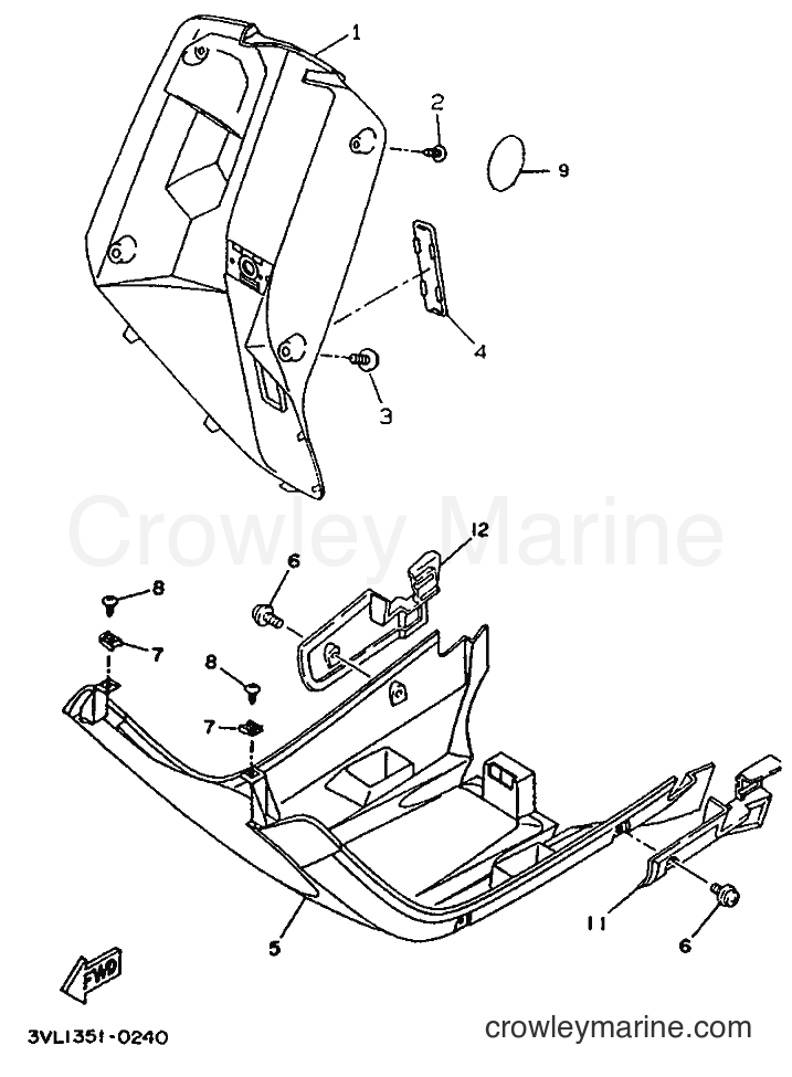 1995 Scooter CW50R - CW50R (4SX1) [999] - LEG SHIELD