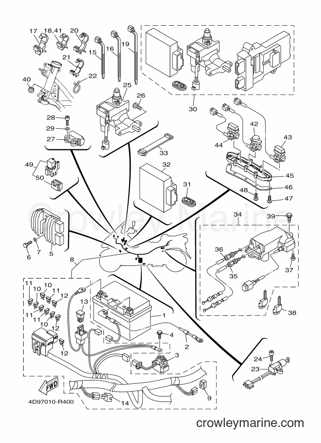 Yamaha Motors YP250 (4D97) [010] - ELECTRICAL 1