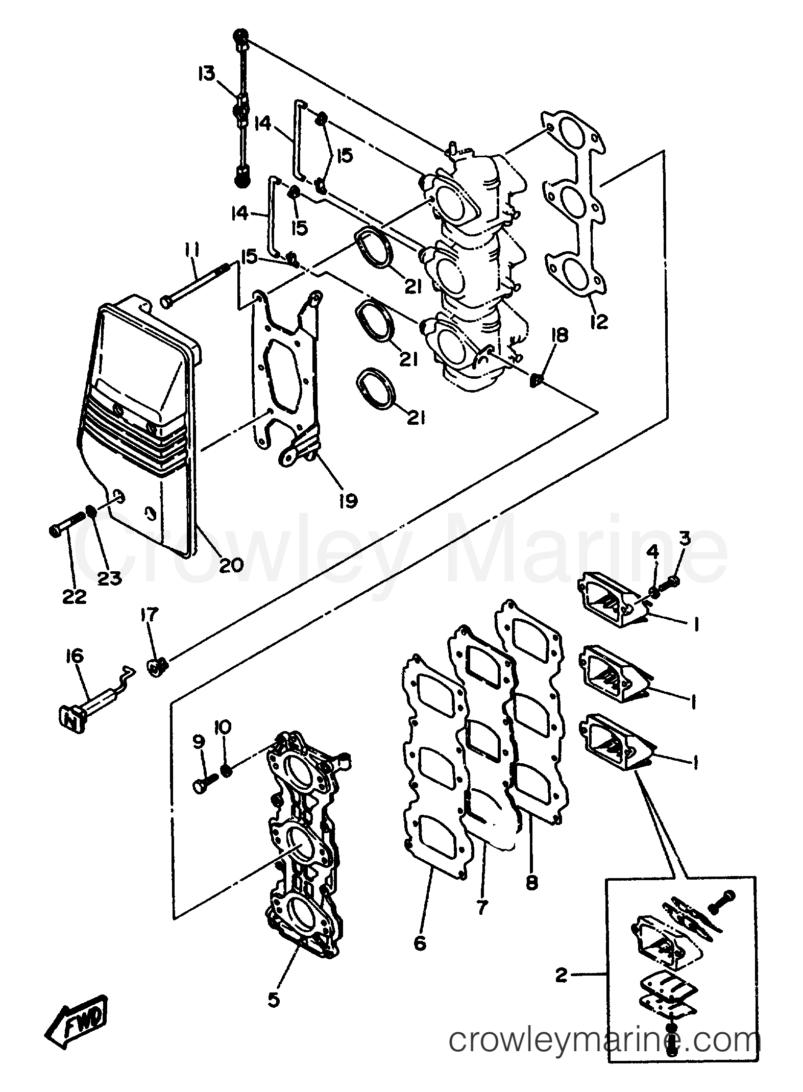 Yamaha Motors C60TLRW - INTAKE
