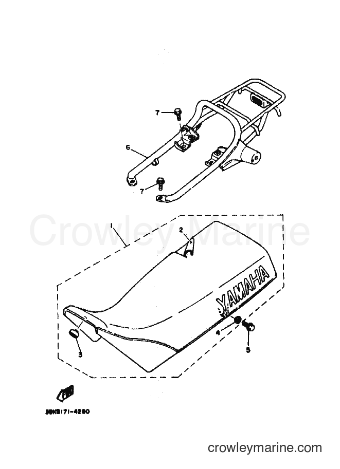 1995 Dirt Bike DT50LC - DT50LC (3BKB) [010] - SEAT