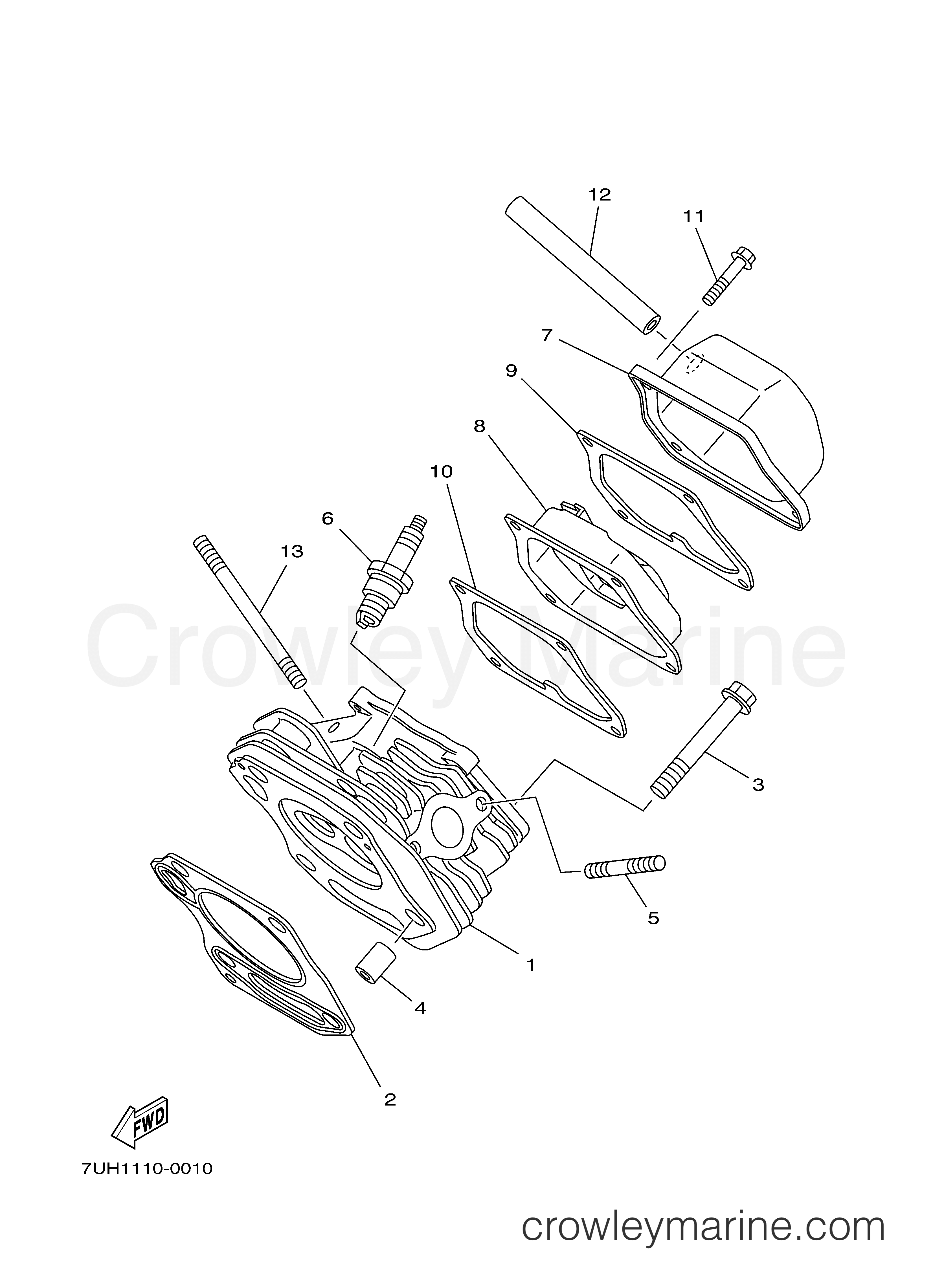 Yamaha Motors EF4000DECA - CYLINDER