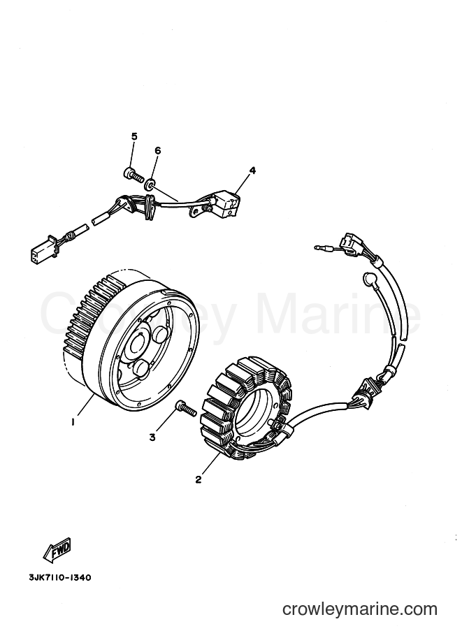 Yamaha Motors XV1100 (3EF8) [010] - GENERATOR