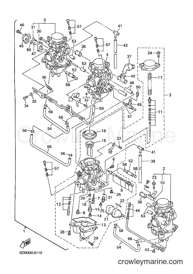 Yamaha Motors FZS600 (5DM4) [120] - CARBURETOR