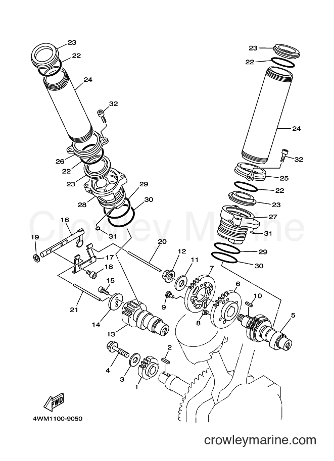 1999 Cruiser XV1600AT - XV1600AT (5GA3) [010] - CAMSHAFT & CHAIN