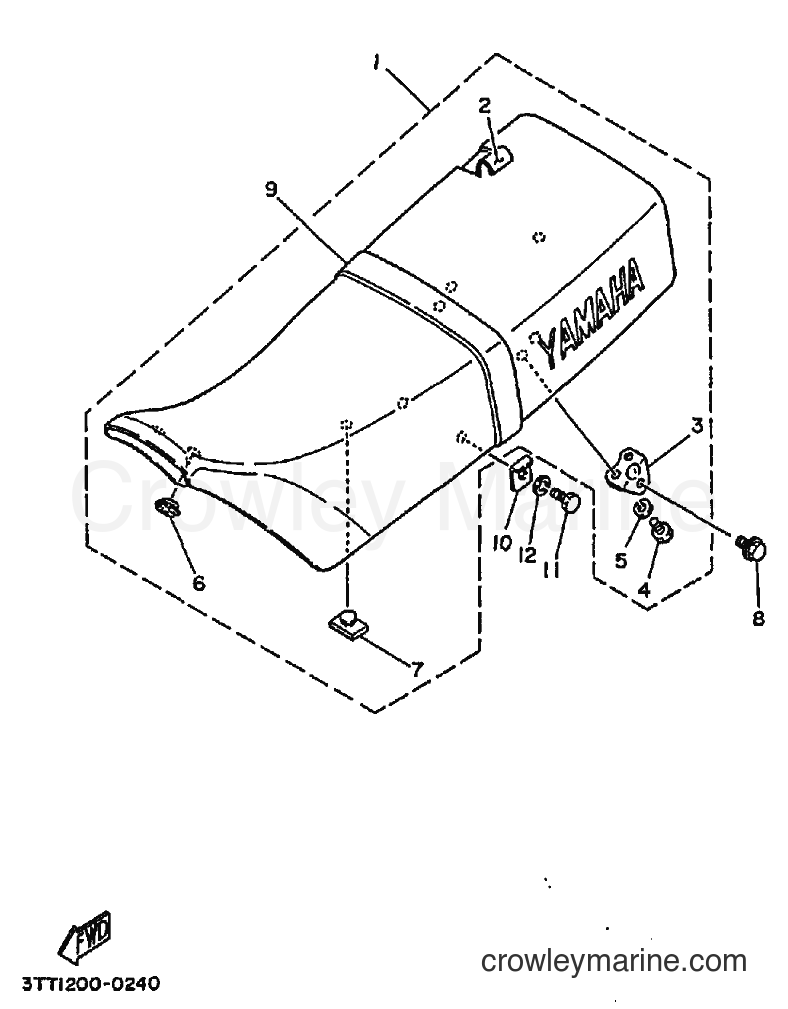 1992 Dirt Bike DT175 - DT175 (3FJ5) [010] - SEAT