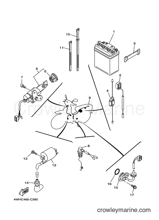 2004 Street Bike V110E - V110E (4WHD) [010] - ELECTRICAL 1