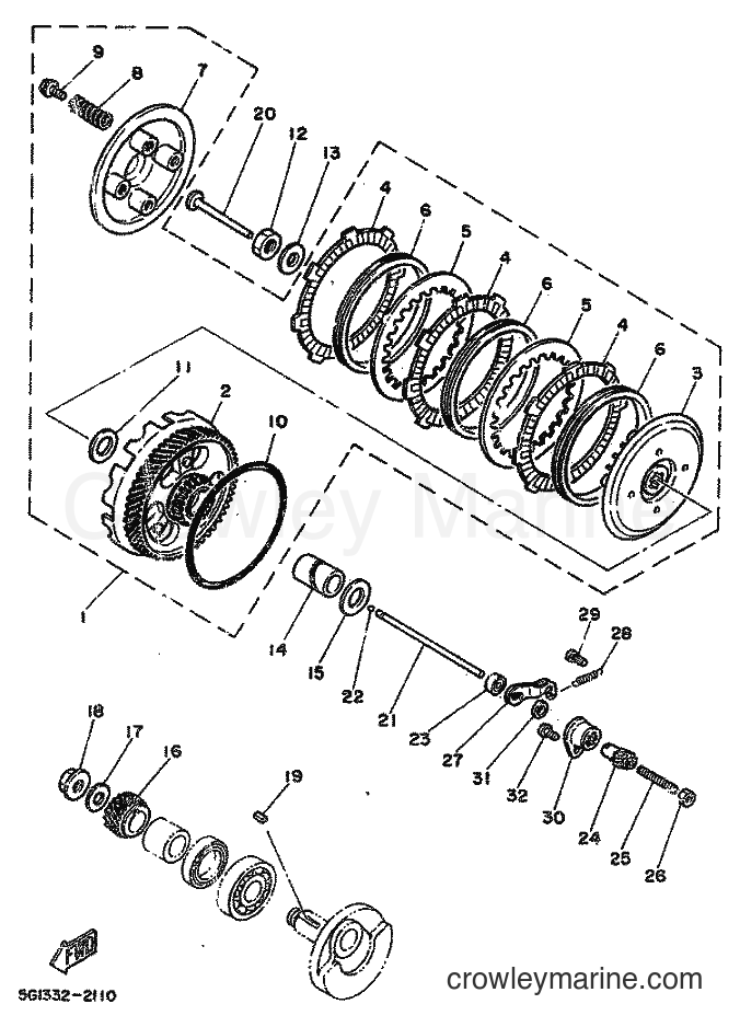 1982 Street Bike RD80 - RD80 (12G) [999] - CLUTCH