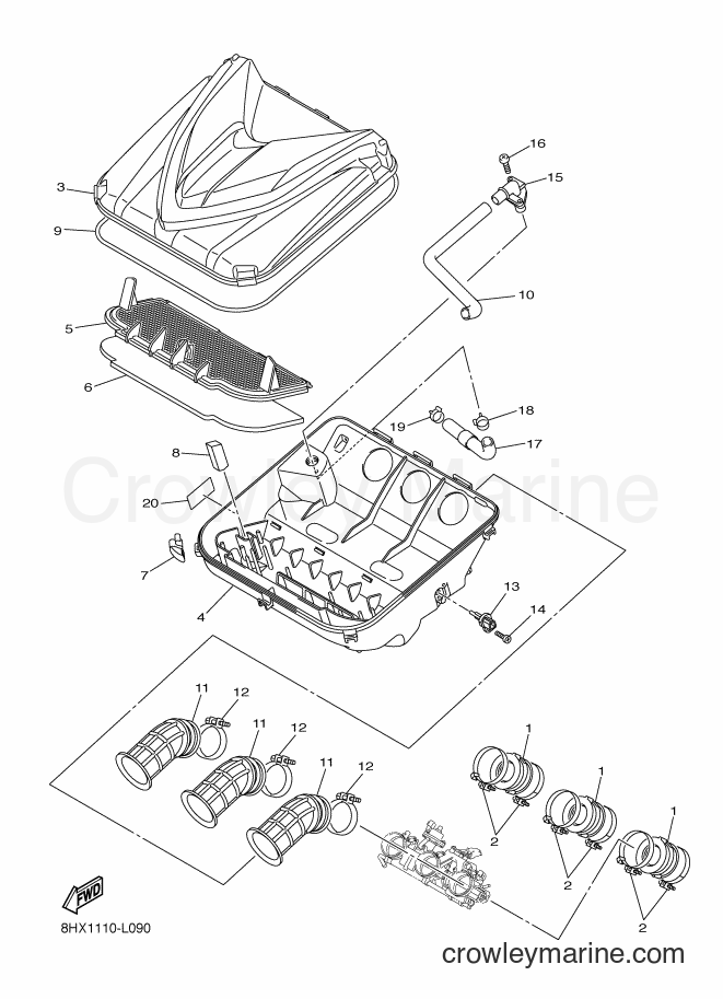Yamaha Motors RS10ST (8HW2) [030] - INTAKE