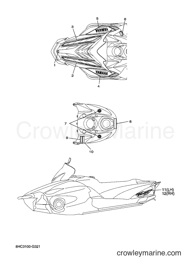 2008 Snowmobile RS10GTA - RS10GTA (8HC3) [020] - EMBLEM