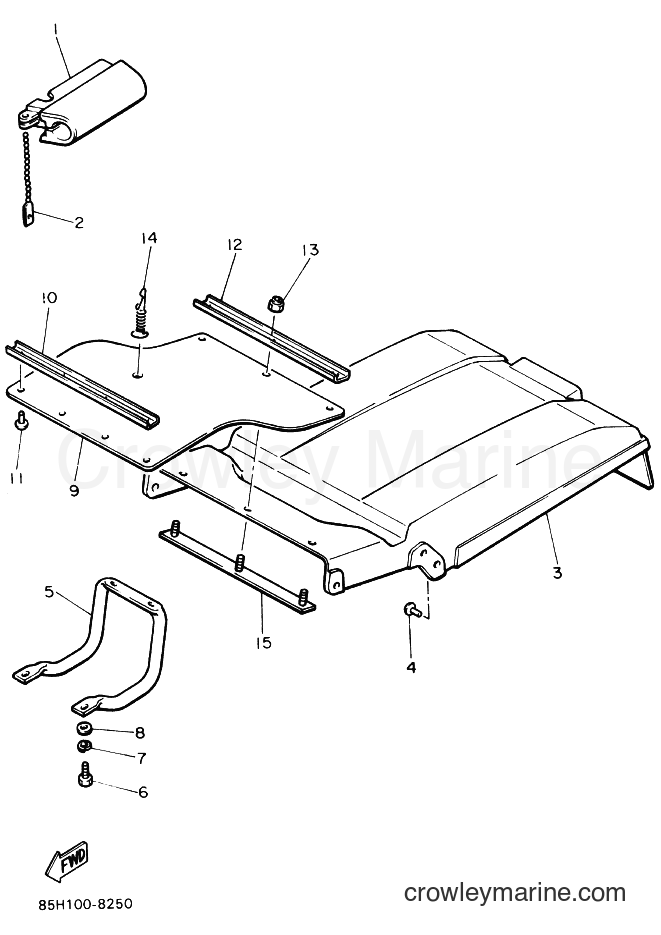 1988 Snowmobile SV80E - SV80E (85H0) [010] - BUMPER