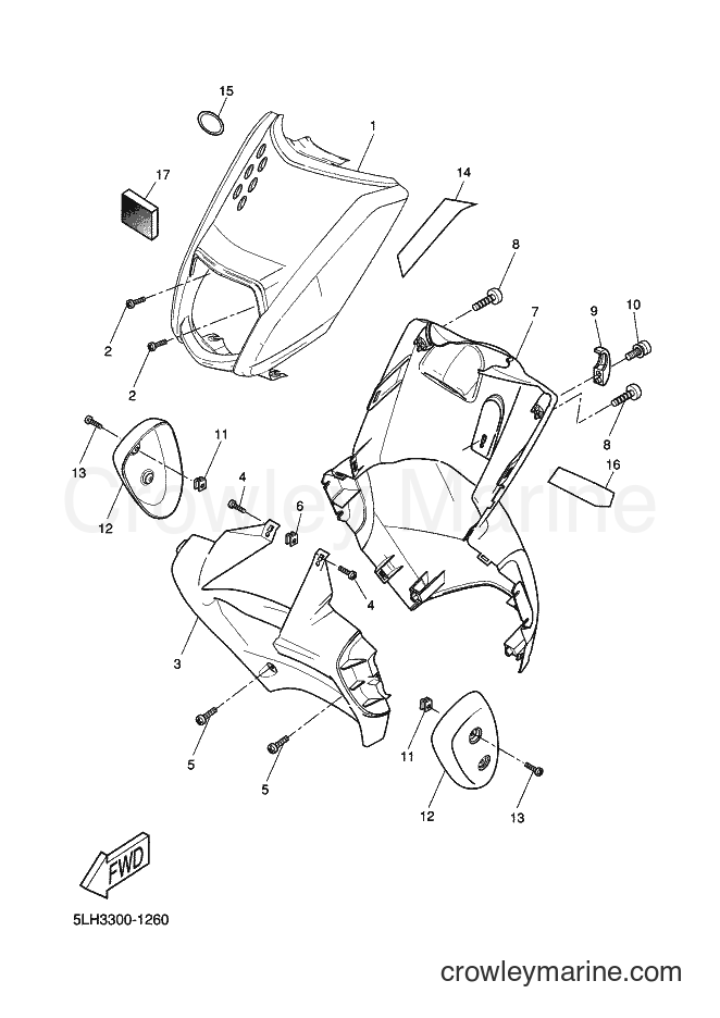 2002 Scooter EW50 - EW50 (5LH6) [010] - LEG SHIELD