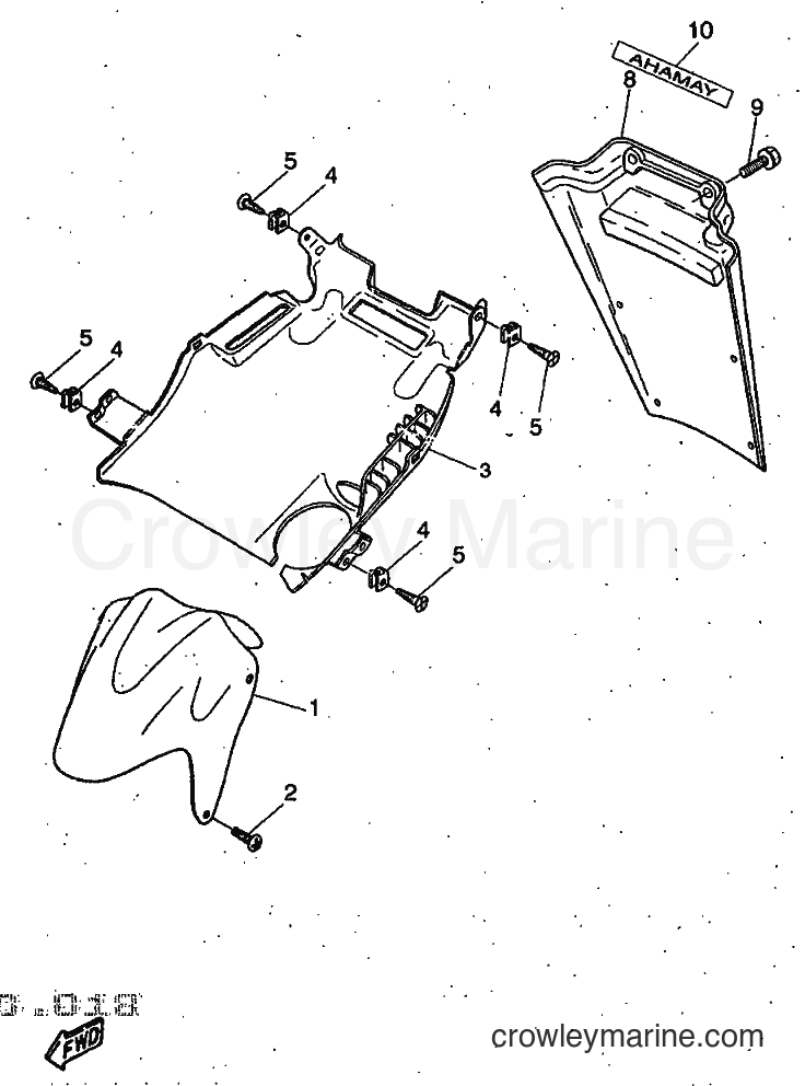 1997 Scooter YQ50 - YQ50 (5DP1) [999] - FENDER