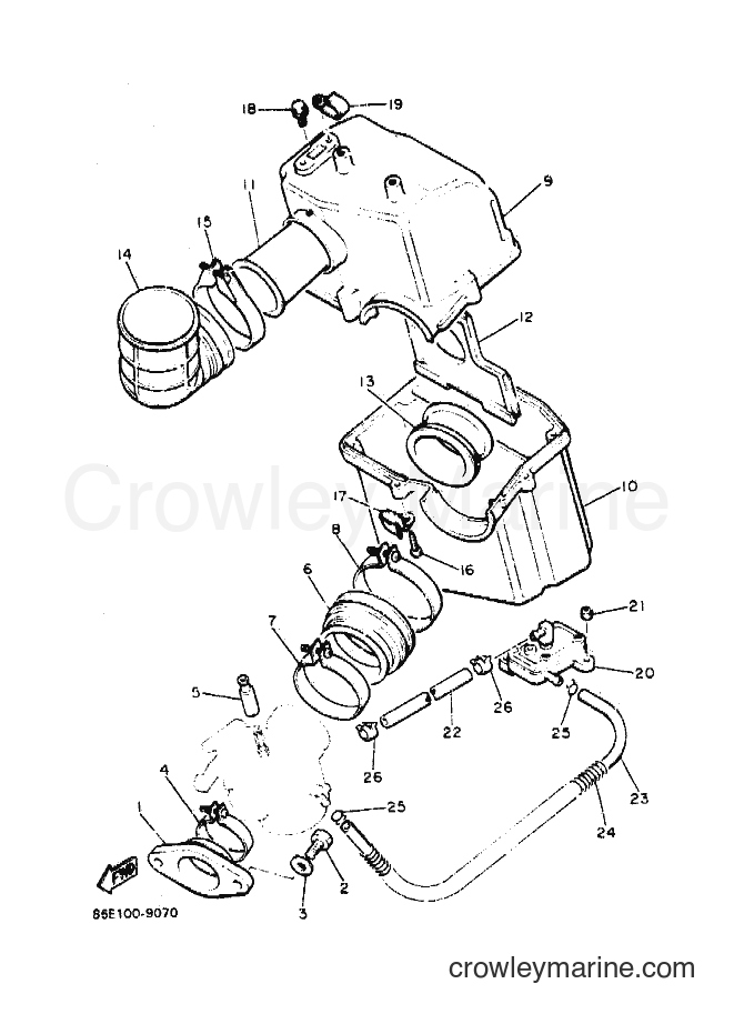 Yamaha Motors CF300P (86W1) [010] - INTAKE