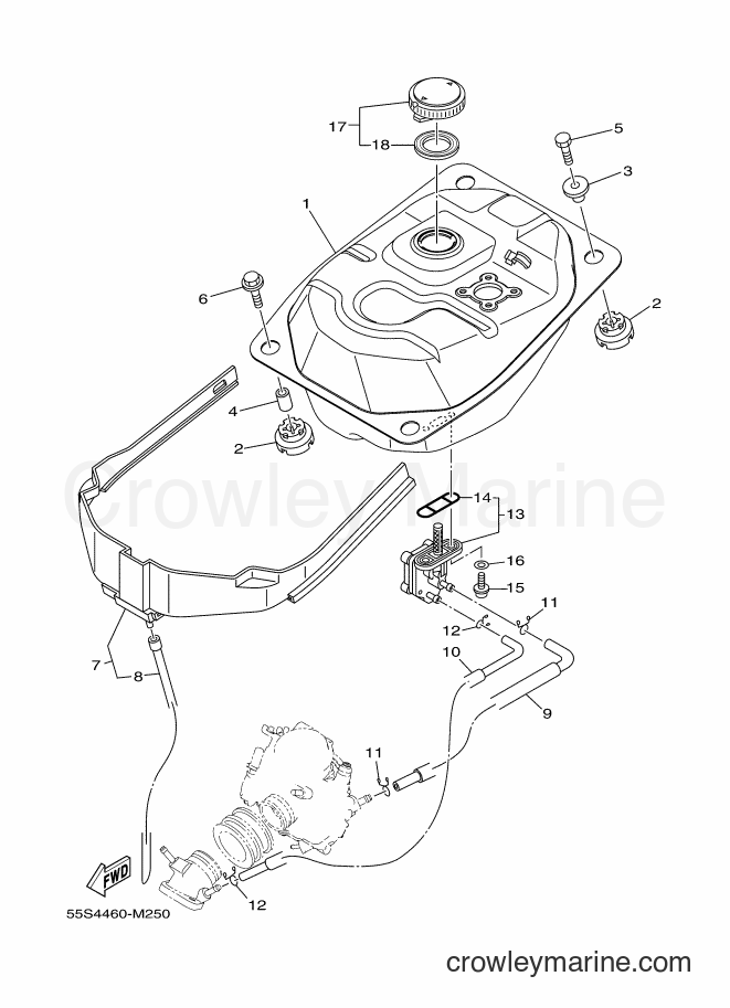 2013 Scooter T135SEC - T135SEC (55S4) [010] - FUEL TANK
