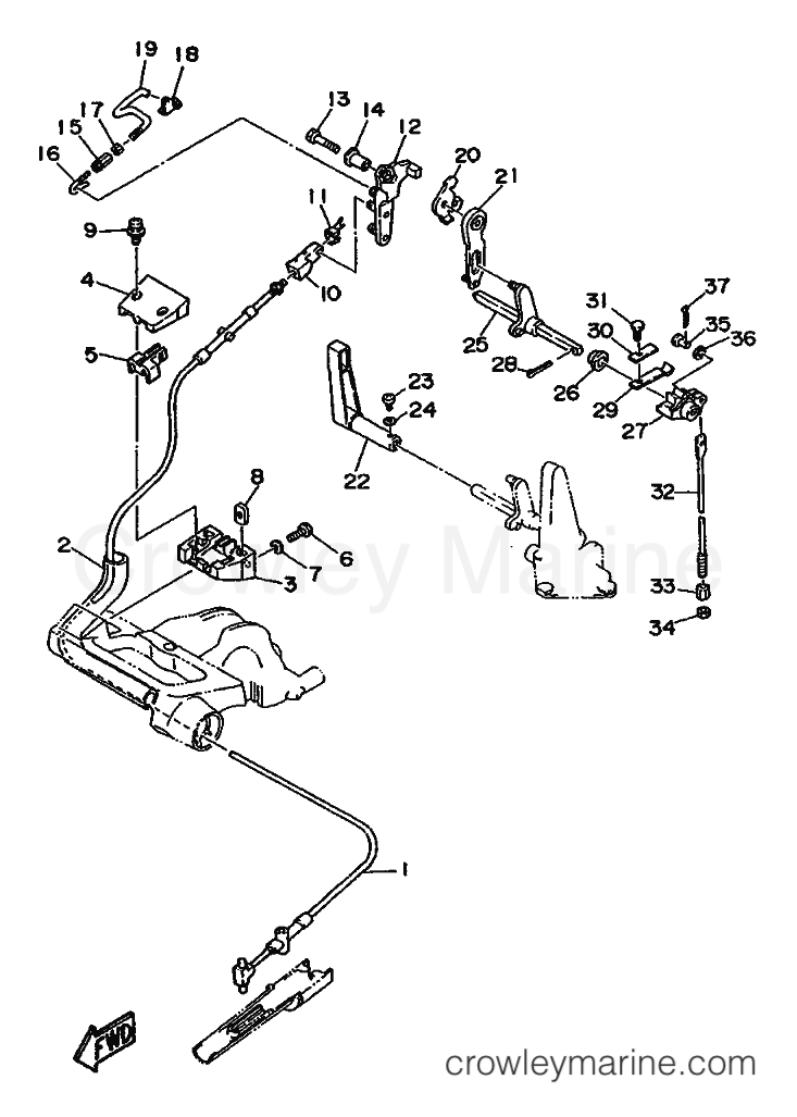 Yamaha Motors F8BE (6J7) [999] - CONTROL