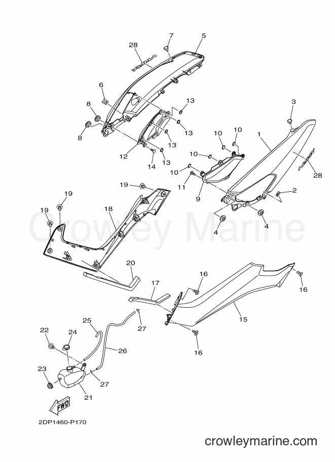 2017 Scooter GPD125-A - GPD125-A (BV31) [010] - SIDE COVER