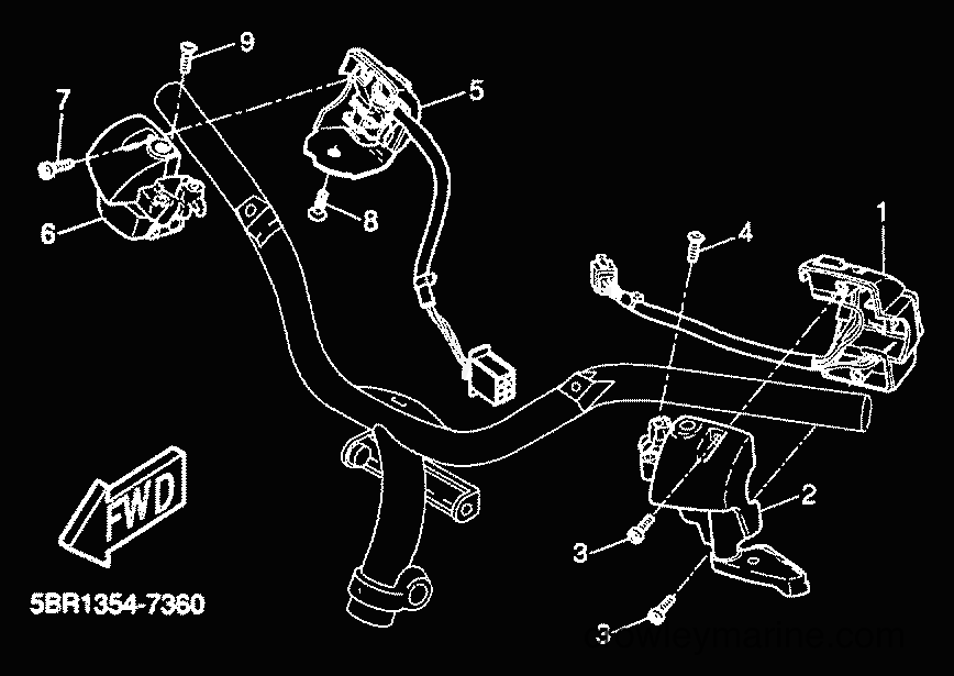 Yamaha Motors YQ50 (5KH3) [010] - HANDLE SWITCH & LEVER
