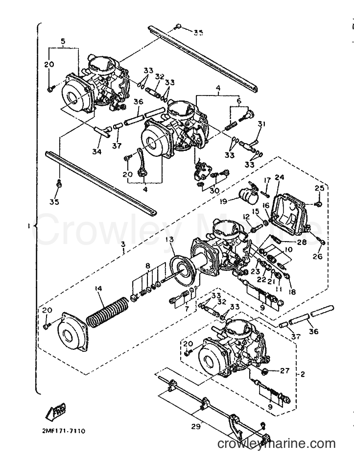 Yamaha Motors FZ750 T (2MG) [99A] - CARBURETOR