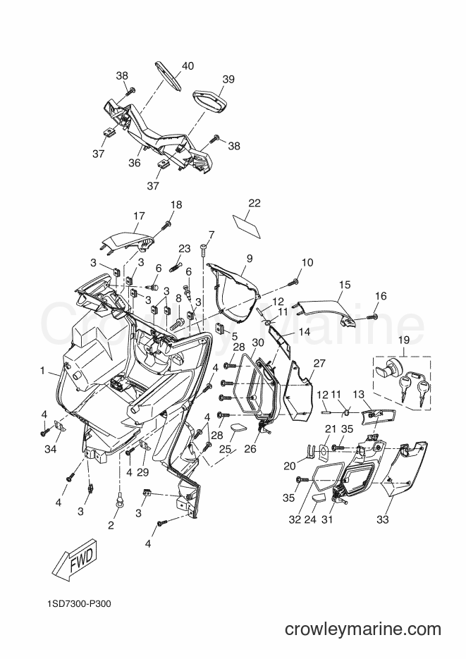 Yamaha Motors YP400R (1SDB) [060] - LEG SHIELD