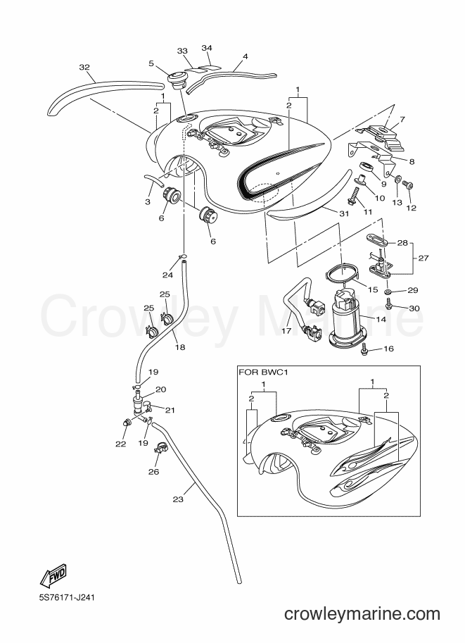 2010 Cruiser XVS950A - XVS950A (5S76) [010] - FUEL TANK