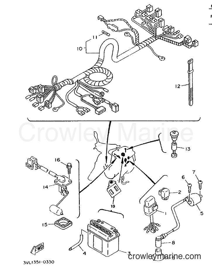 1996 Scooter CW50 - CW50 (4VV5) [999] - ELECTRICAL 2