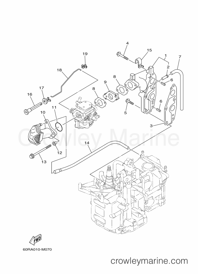 Yamaha Motors F8CMHS (60RB) [020] - INTAKE