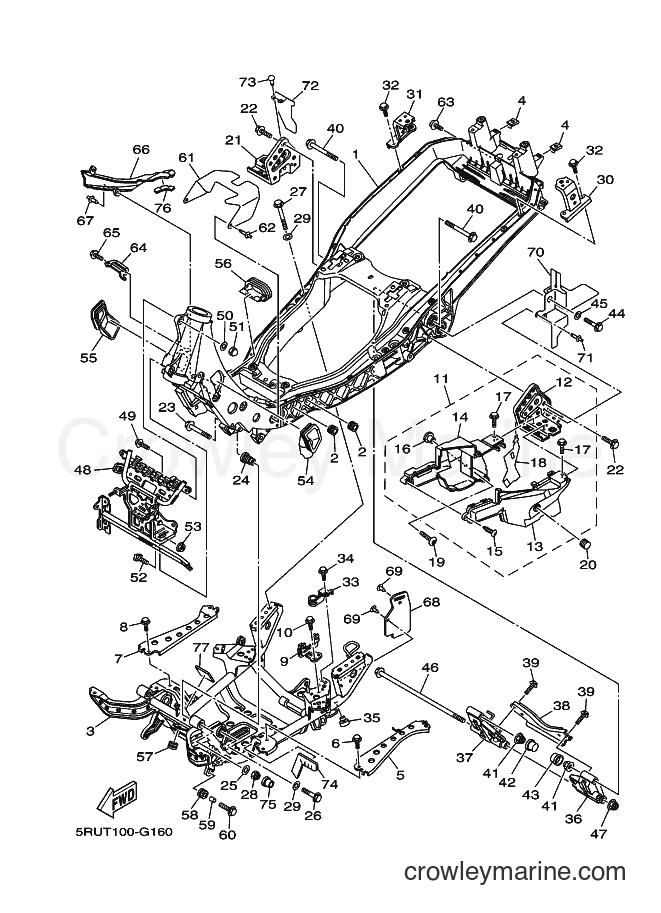 Yamaha Motors YP400 (34BS) [010] - FRAME
