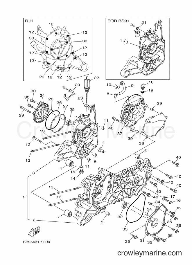2017 Street Bike LNC125 - LNC125 (BB96) [010] - CRANKCASE