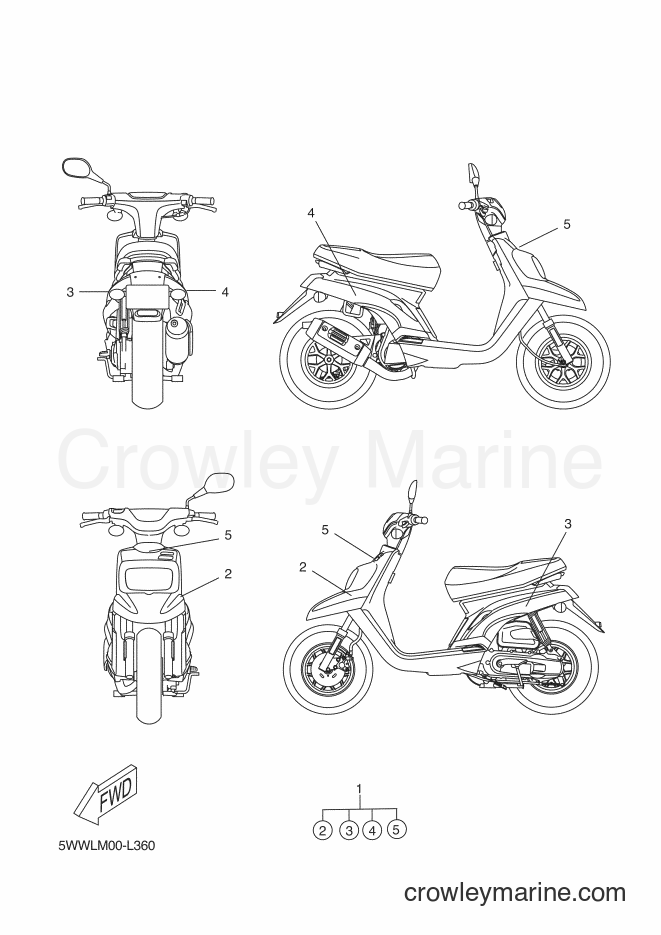 2012 Scooter CW50 - CW50 (5WWL) [020] - GRAPHIC & EMBLEM