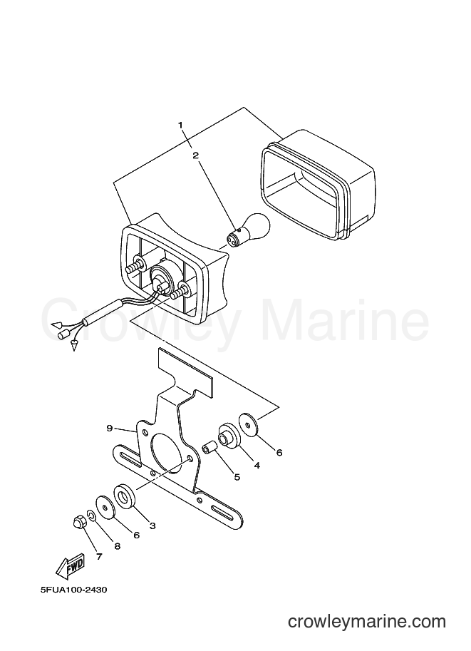 2002 ATV YFM400N - YFM400N (5GW8) [010] - TAILLIGHT 2