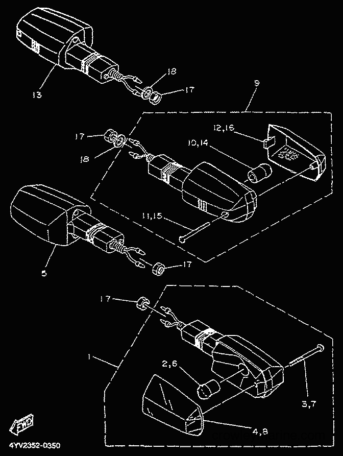 2000 Scooter TZR50 - TZR50 (4YV2) [000] - HANDLE SWITCH & LEVER