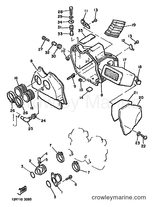 1982 Street Bike XS400 - XS400 (12E) [999] - INTAKE