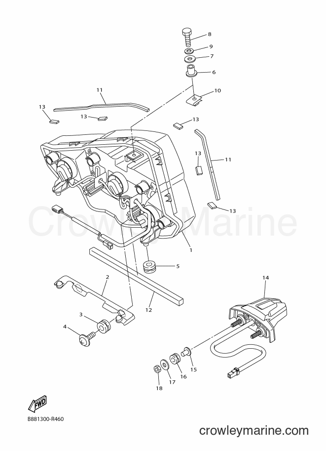2018 Sport Bike FJR1300A - FJR1300A (B88H) [010] - TAILLIGHT