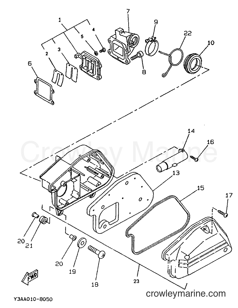 1994 Scooter CW50 - CW50 (3WV4) [999] - INTAKE