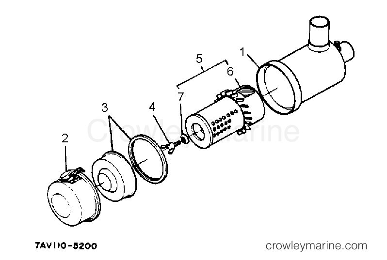 Yamaha Motors EDL5500DVES - AIR FILTER