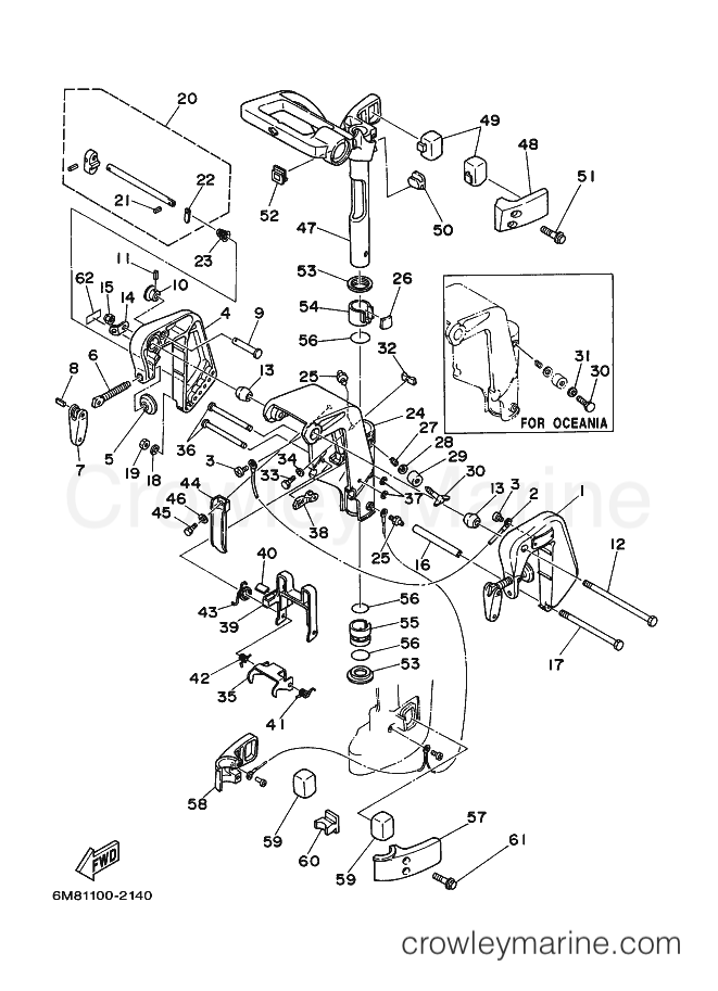 Yamaha Motors 6C (6M81) [070] - BRACKET