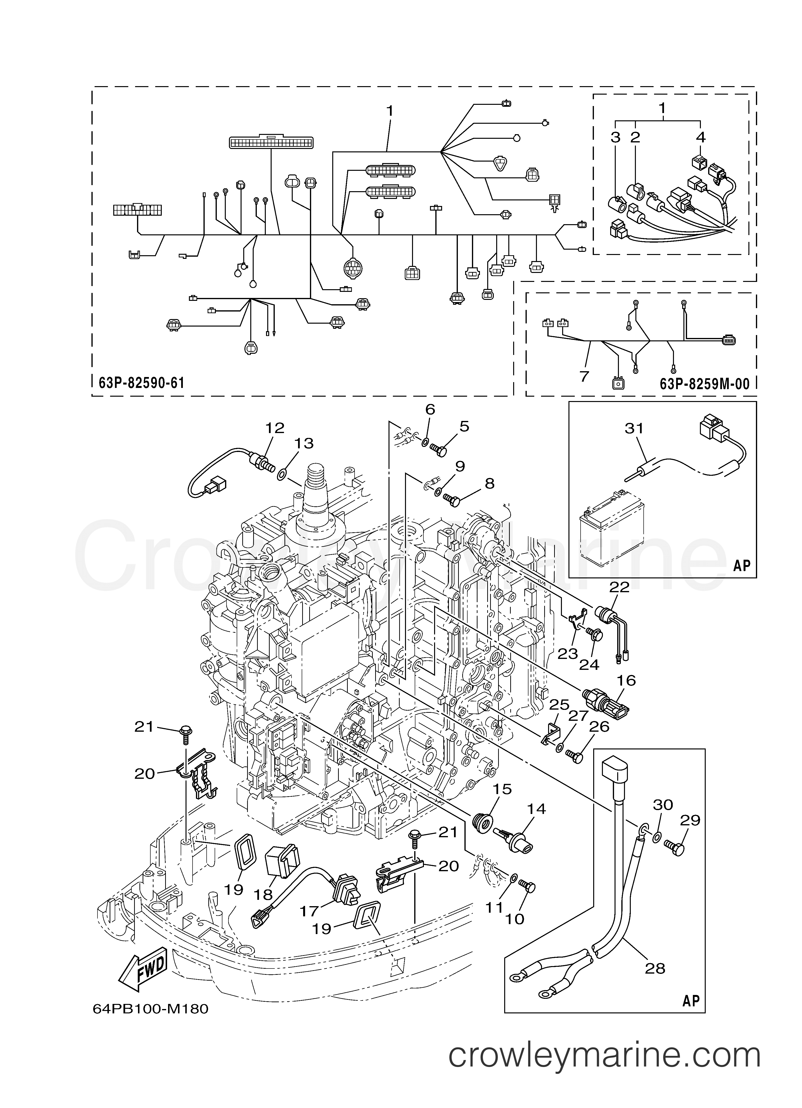 Yamaha Motors LF150XA - ELECTRICAL 3