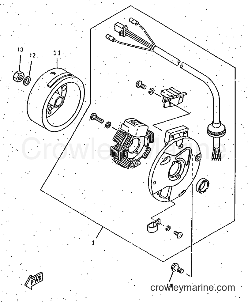 1997 Scooter CW50RS - CW50RS (4TDD) [999] - GENERATOR