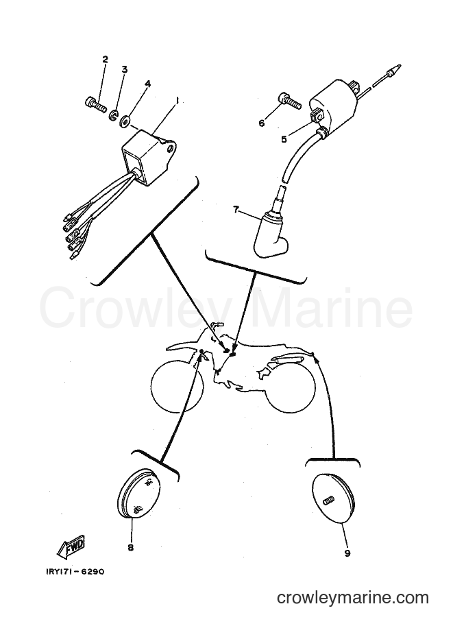 1989 Dirt Bike BW80 - BW80 (3PS1) [010] - ELECTRICAL 1