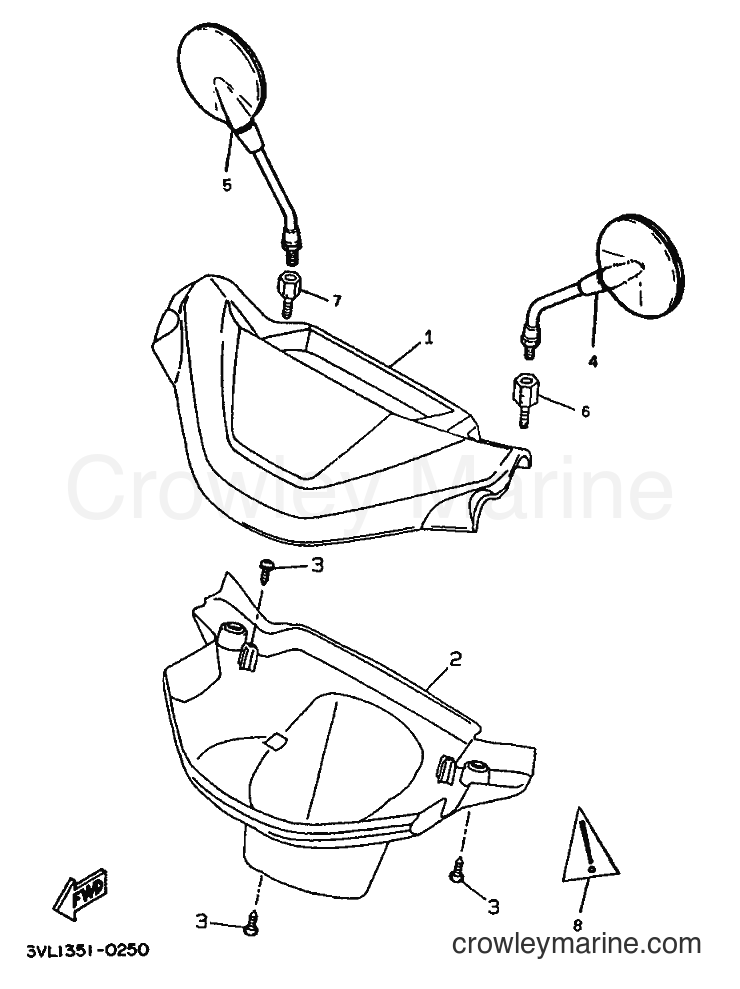 1994 Scooter CW50 - CW50 (3WV4) [999] - COWLING 1
