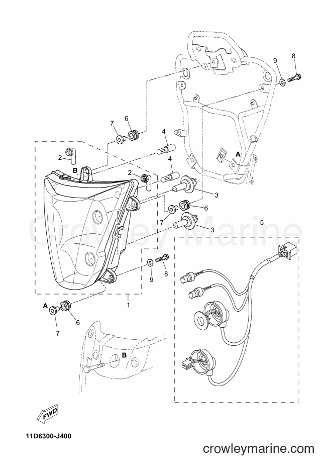 2013 Dirt Bike XT660ZA - XT660ZA (2BE2) [030] - HEADLIGHT