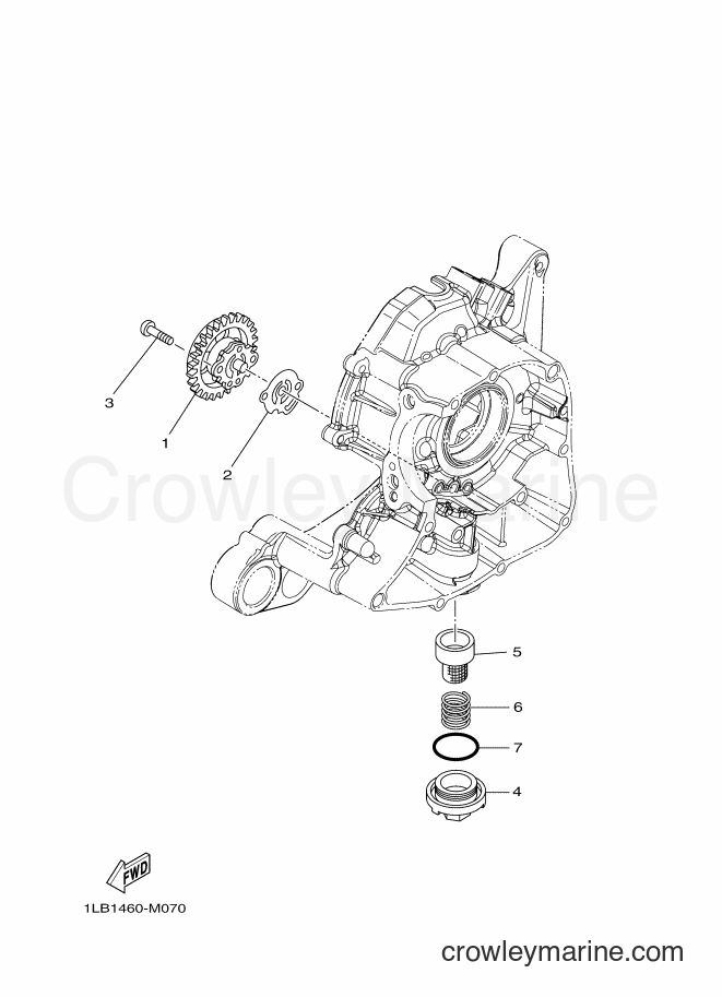 2014 Scooter AL125FX - AL125FX (2SV2) [010] - OIL PUMP
