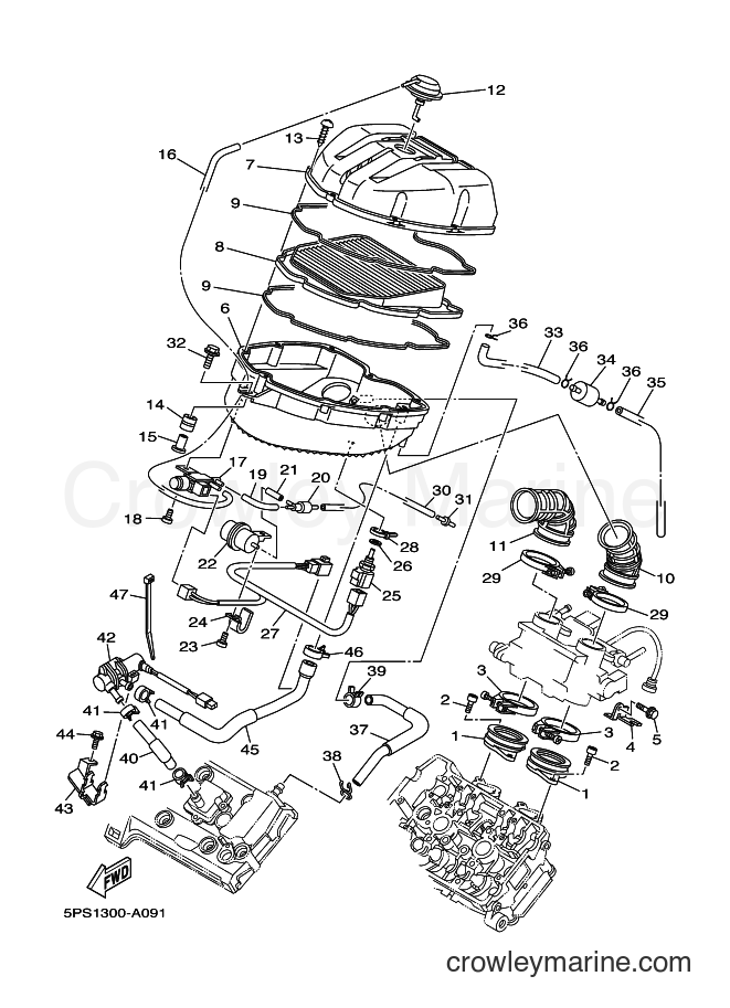 2003 Street Bike TDM900 - TDM900 (5PS4) [070] - INTAKE